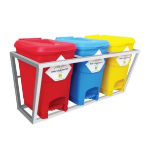 Waste Segregation Trolleys (Stainless Steel)