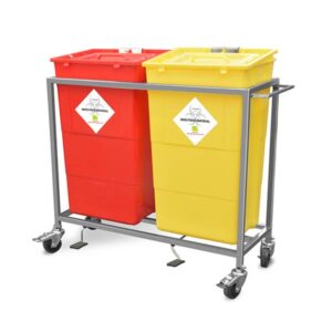 Waste Segregation Trolleys (Stainless Steel)