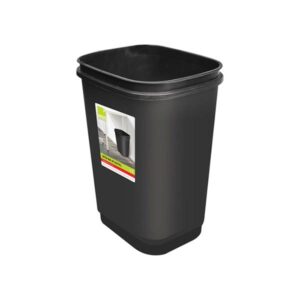 Open plastic bin