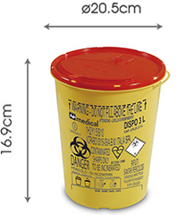 Sharps Disposal Containers – Dispo 3 Ltr.