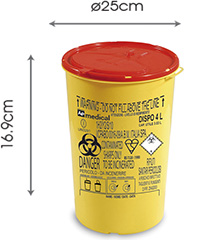 Sharps Disposal Containers – Dispo 4Ltr