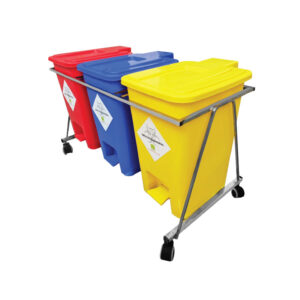 Waste Segregation Trolleys---Eco Series (Stainless-Steel)