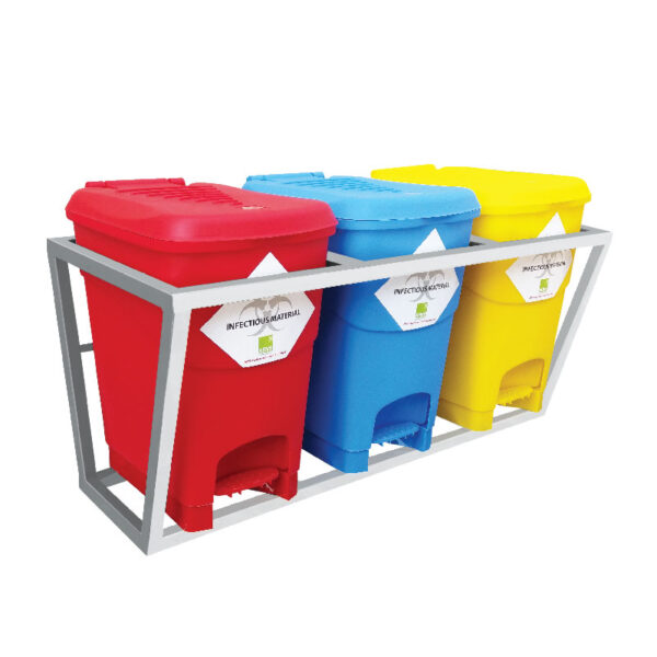 Waste Segregation Trolleys (Stainless-Steel)